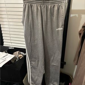 Gray Adidas sweatpants